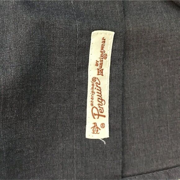 Penguin Mens Grey Shirt Size Medium - Picture 8 of 9